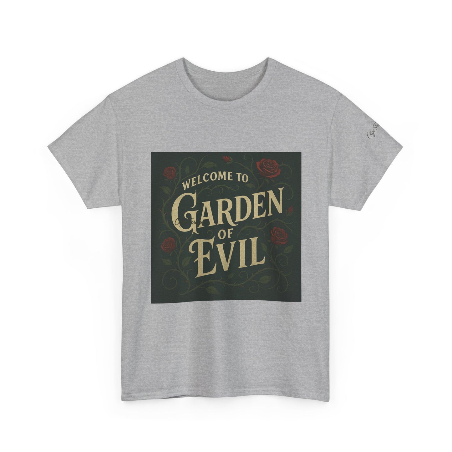 Garden of Evil by Olga Foreign Unisex Heavy Cotton Tee