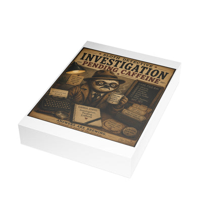 Sloth Detective Postcard Bundles by Olga Foreign (envelopes not included)
