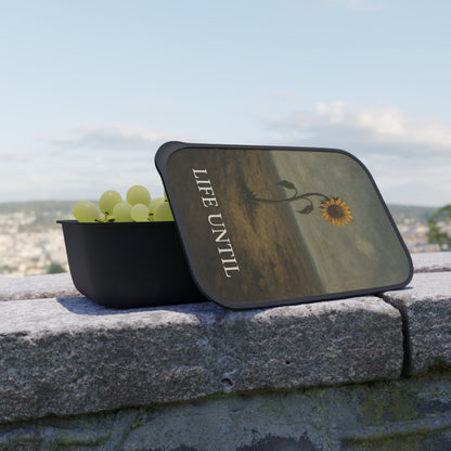 "Life Until " by Olga Foreign PLA Bento Box with Utensils