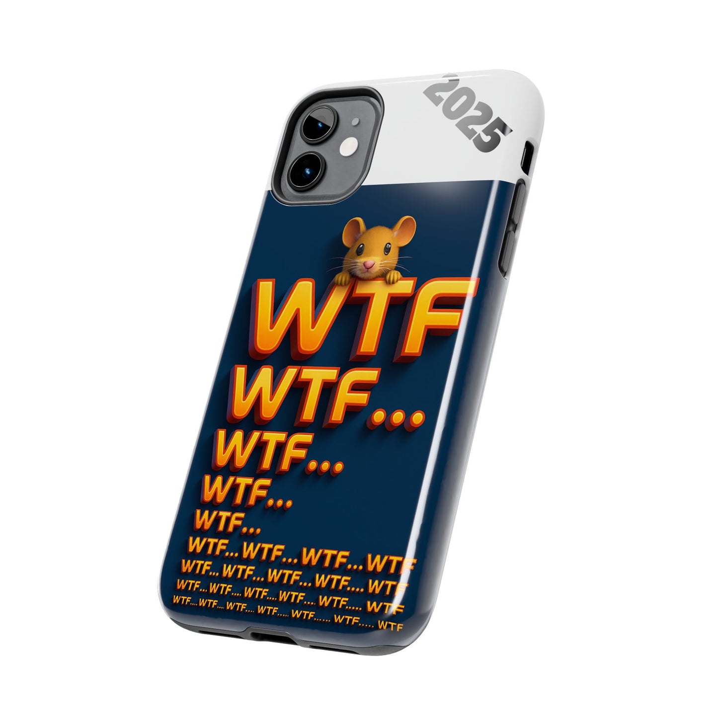 WTF Tough Phone Case by Olga Foreign Design - Fun and Quirky Design for the Playful User
