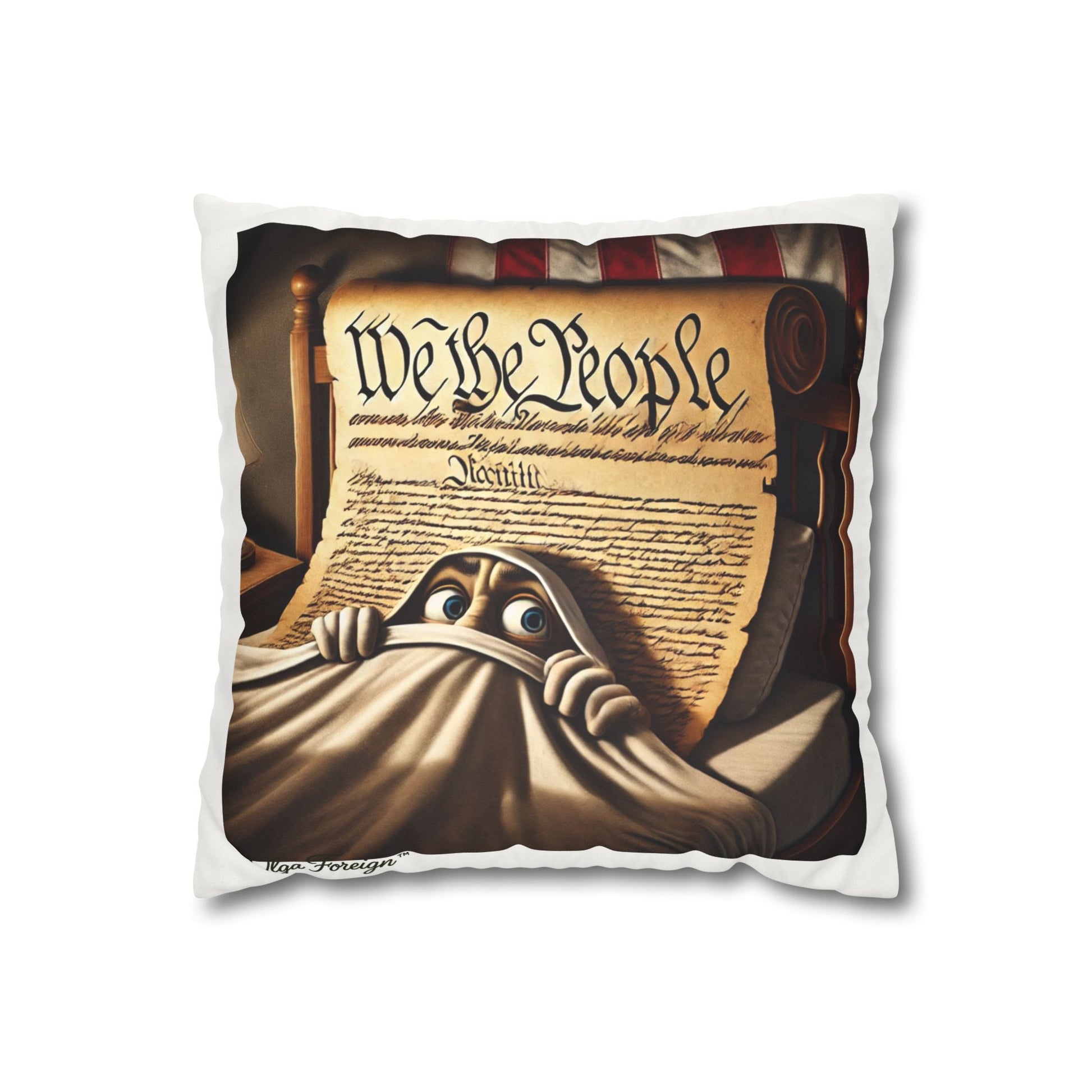 "We The People" Pillowcase by Olga Foreign Design