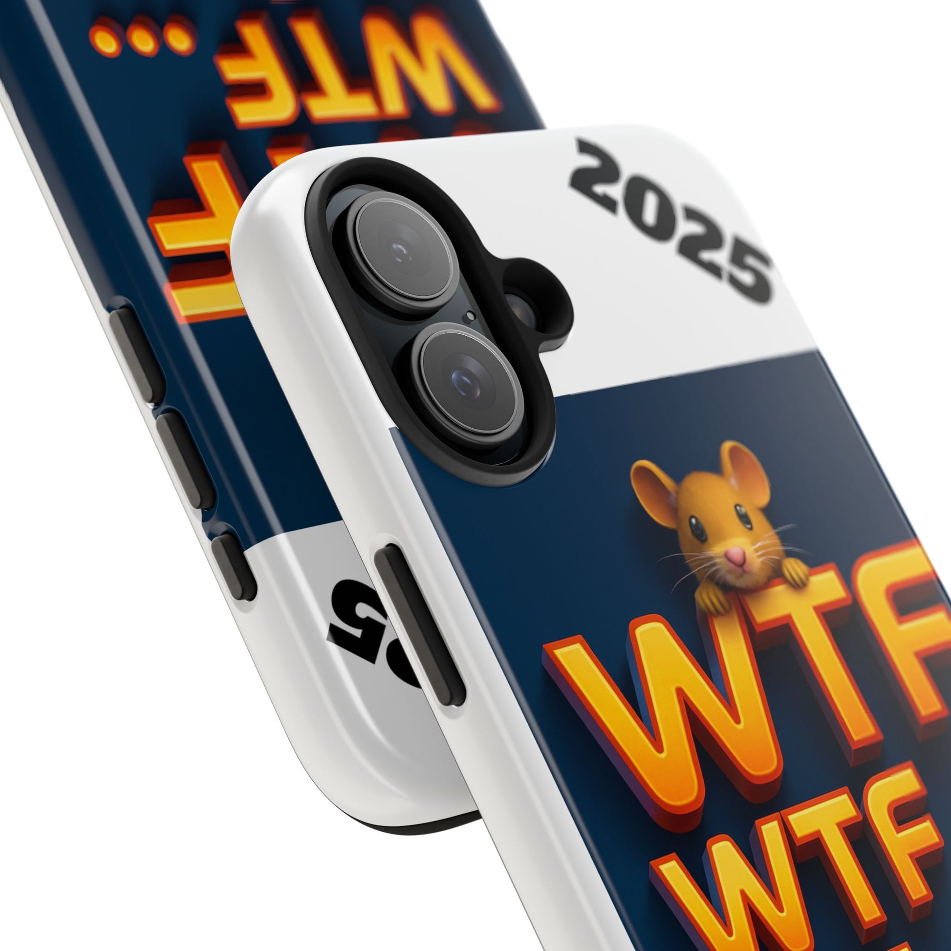 WTF Tough Phone Case by Olga Foreign Design - Fun and Quirky Design for the Playful User