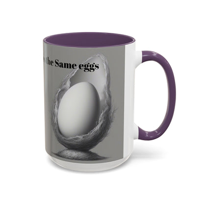 "A Womb Never Carries the Same Eggs" by Olga Foreign Unique Accent Coffee Mug –