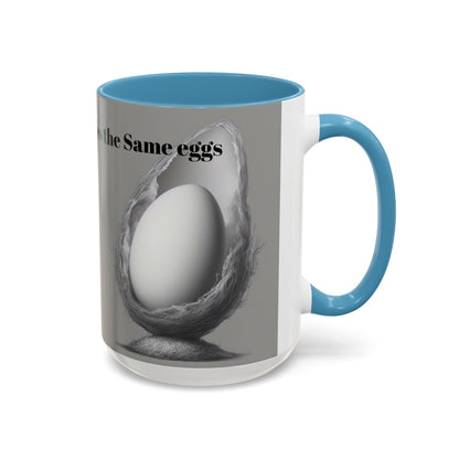 "A Womb Never Carries the Same Eggs" by Olga Foreign Unique Accent Coffee Mug –