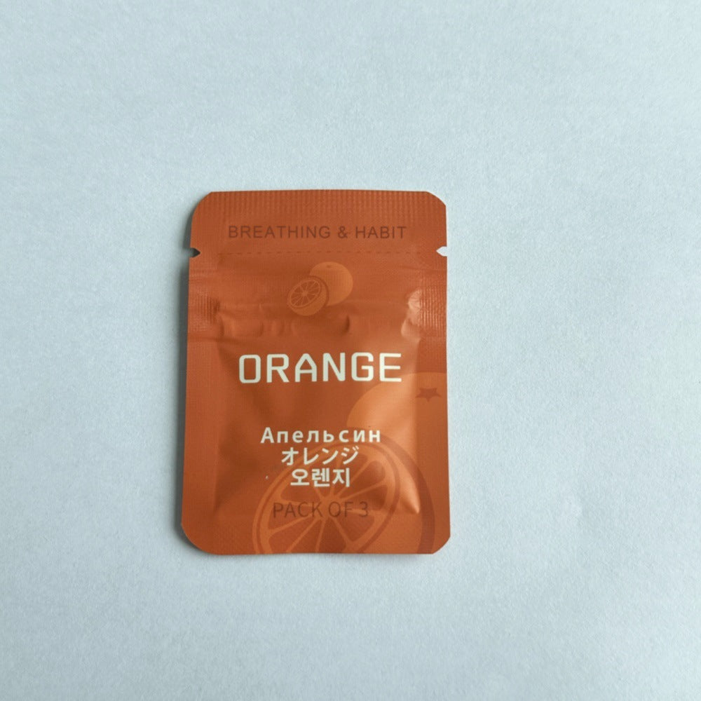 Breathing Decompression Snuff Bottle Geometric Pendant Lettering Stainless Steel Thread Aromatherapy Necklace