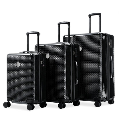 3 Piece Set Of Hard Shell Suitcase20 Inches, 24 Inches, 28 Inches