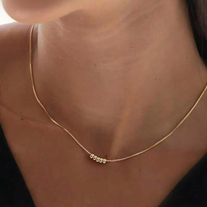 Retro Enamel Drip Circle Necklace