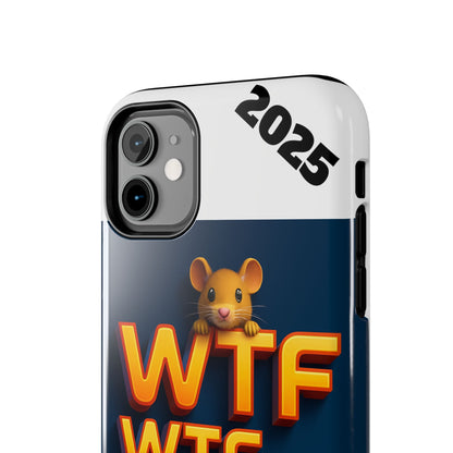 WTF Tough Phone Case by Olga Foreign Design - Fun and Quirky Design for the Playful User