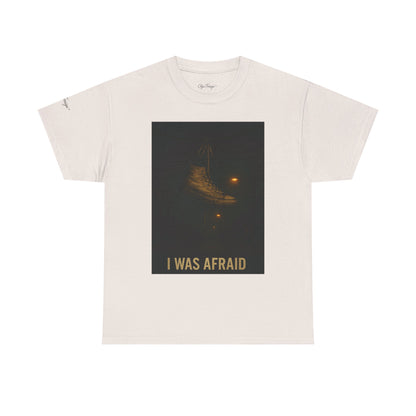 'No Longer afraid" by Olga Foreign. Dark Vibes Unisex Heavy Cotton Tee -