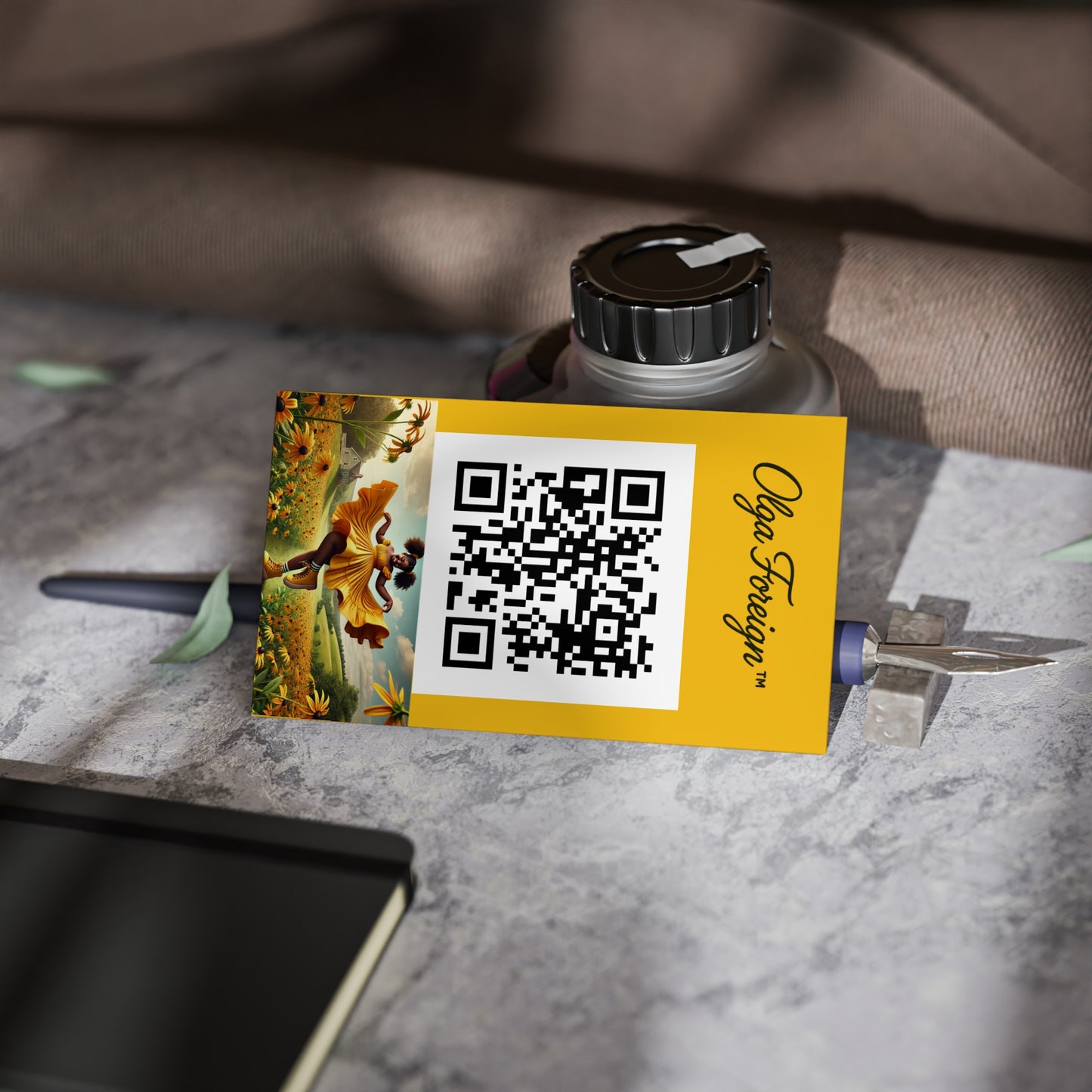 Olga Foreign Say Less Card