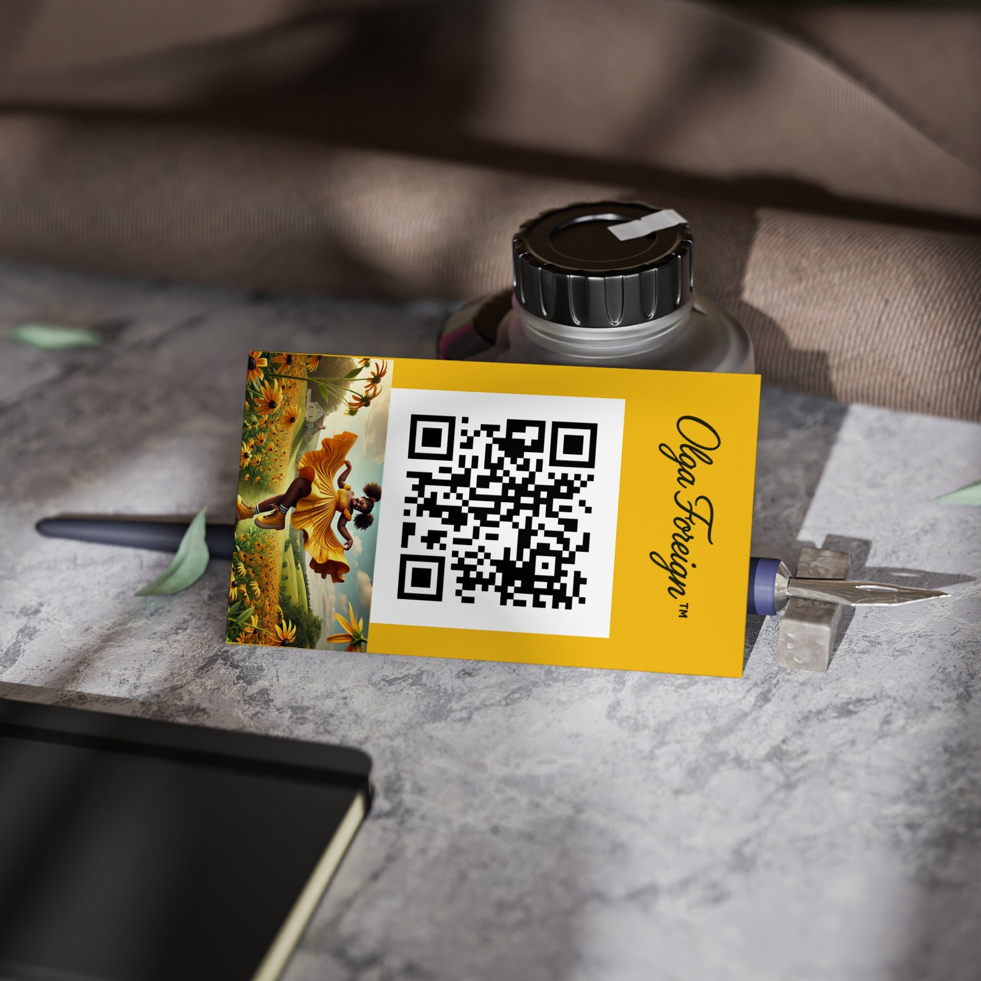 Olga Foreign Say Less Card