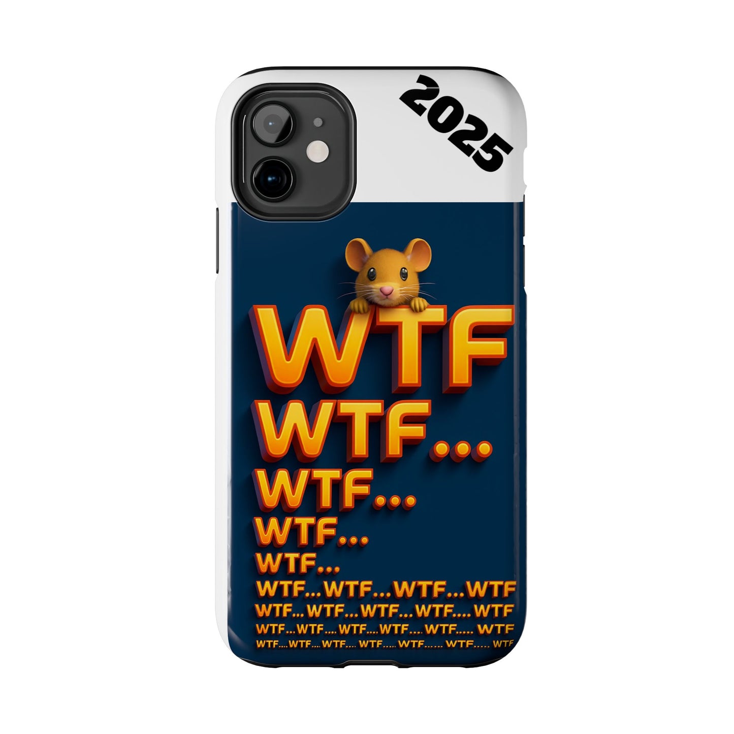 WTF Tough Phone Case by Olga Foreign Design - Fun and Quirky Design for the Playful User