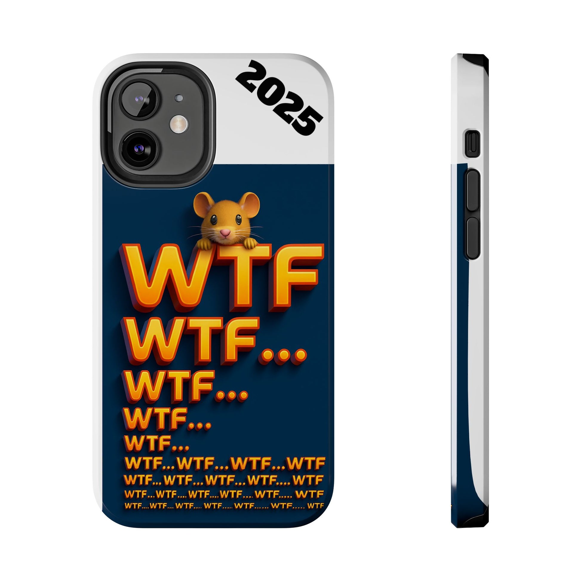 WTF Tough Phone Case by Olga Foreign Design - Fun and Quirky Design for the Playful User