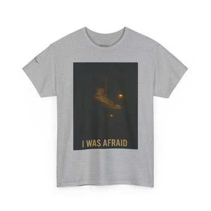 'No Longer afraid" by Olga Foreign. Dark Vibes Unisex Heavy Cotton Tee -
