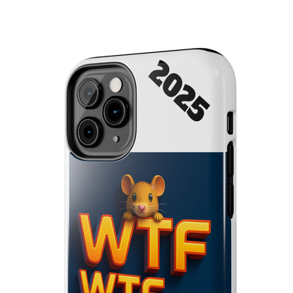 WTF Tough Phone Case by Olga Foreign Design - Fun and Quirky Design for the Playful User