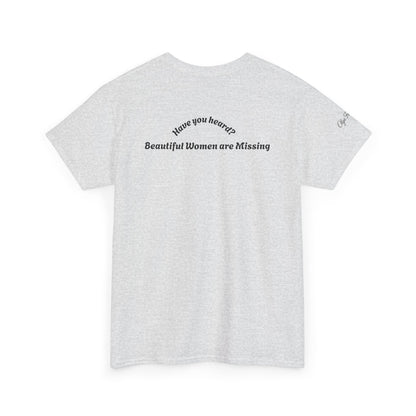 "Missing" by Olga Foreign Tee for Awareness of missing Black and Brown Women