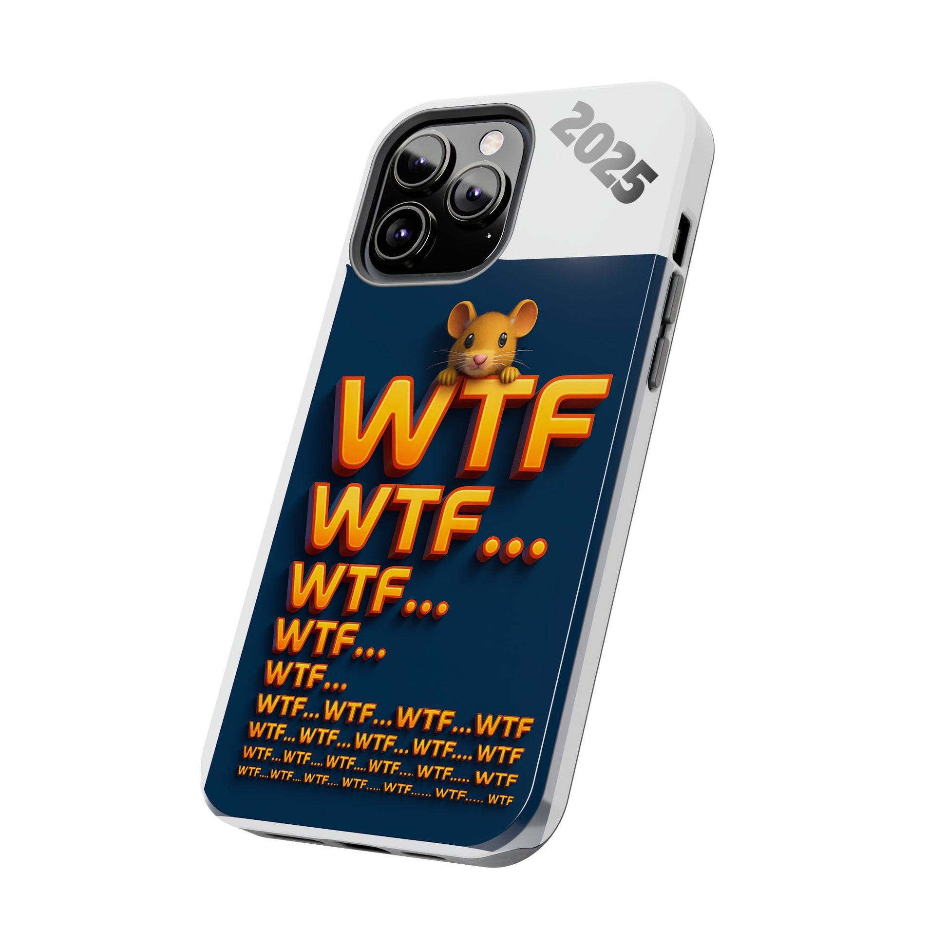 WTF Tough Phone Case by Olga Foreign Design - Fun and Quirky Design for the Playful User