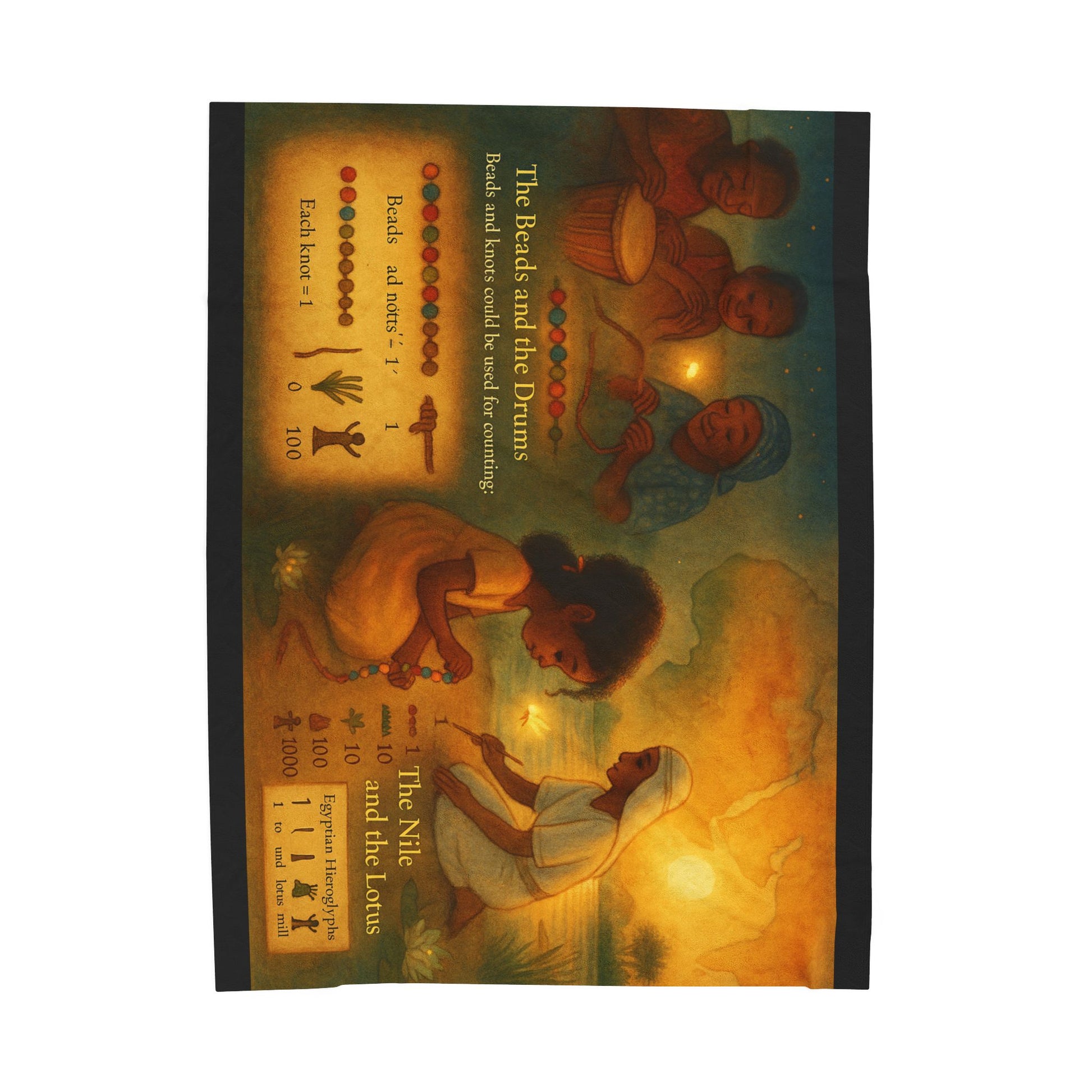 123 Childs Math Blanket by Olga Foreign