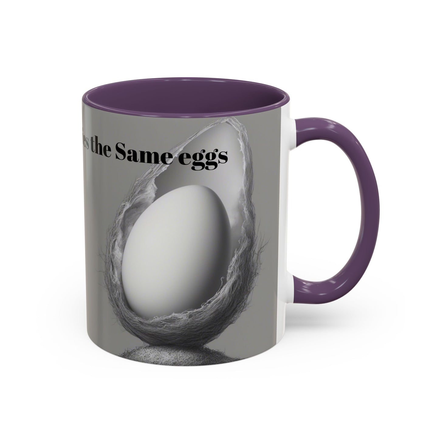 "A Womb Never Carries the Same Eggs" by Olga Foreign Unique Accent Coffee Mug –