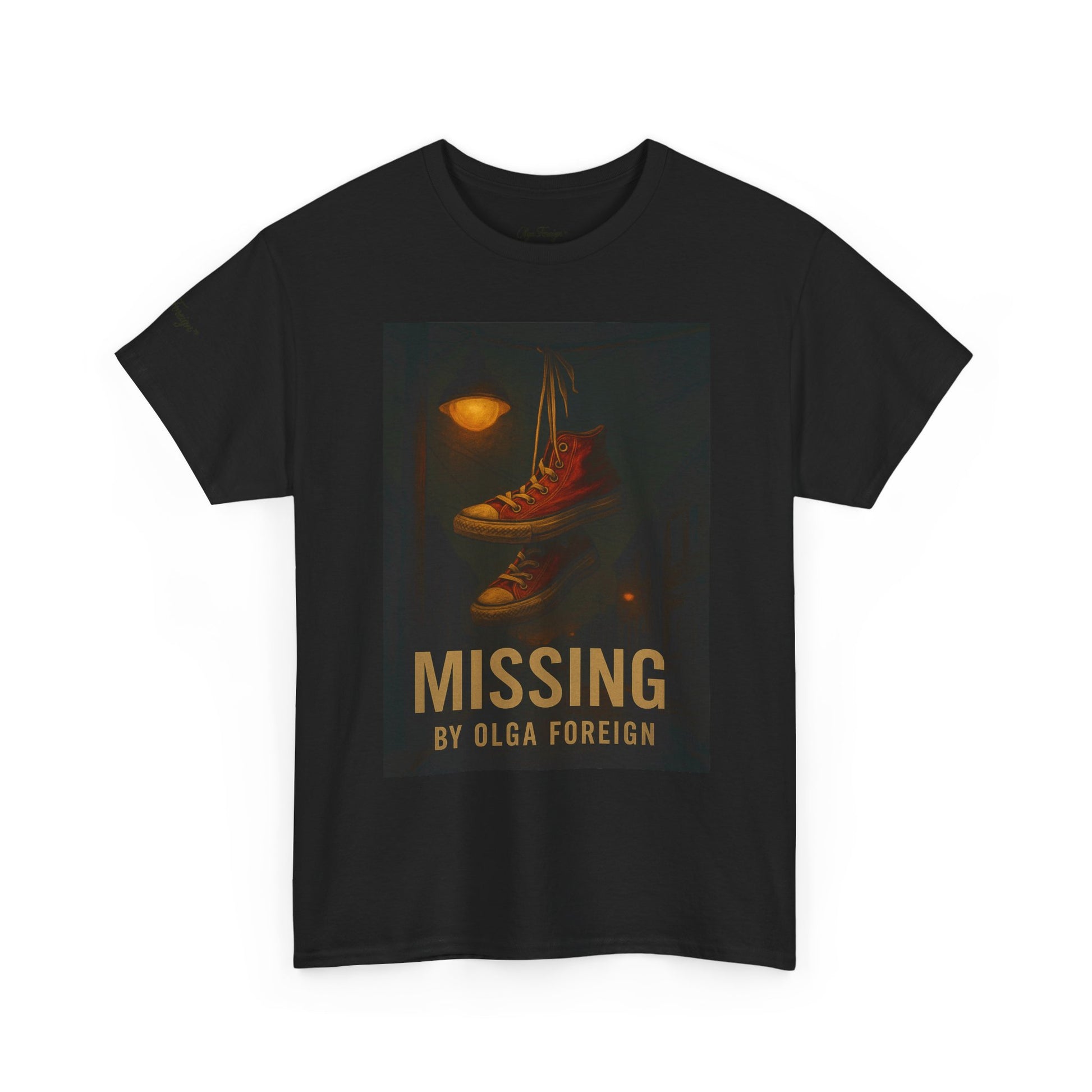"Missing" by Olga Foreign Tee for Awareness of missing Black and Brown Women