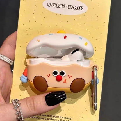 Cute Small Cake For Airpods Pro2 Wireless Bluetooth Earbuds Case