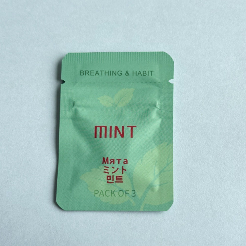 Breathing Decompression Snuff Bottle Geometric Pendant Lettering Stainless Steel Thread Aromatherapy Necklace