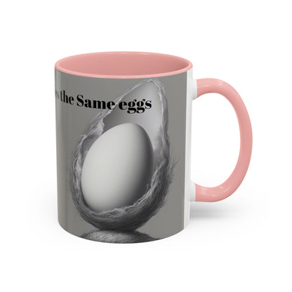 "A Womb Never Carries the Same Eggs" by Olga Foreign Unique Accent Coffee Mug –