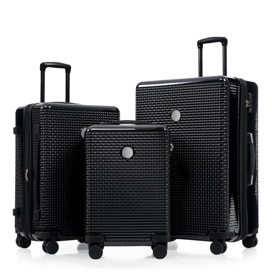 3 Piece Set Of Hard Shell Suitcase20 Inches, 24 Inches, 28 Inches