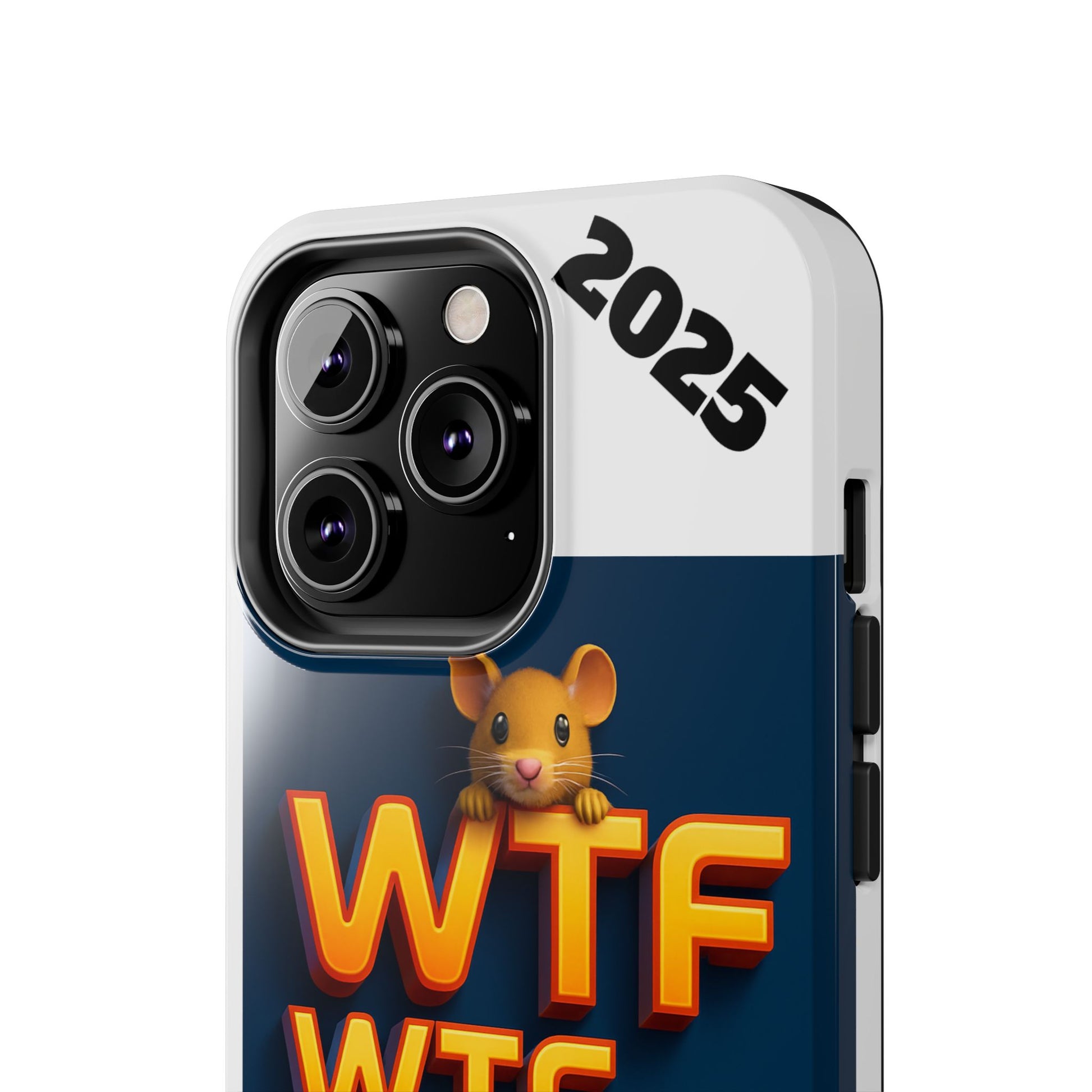 WTF Tough Phone Case by Olga Foreign Design - Fun and Quirky Design for the Playful User