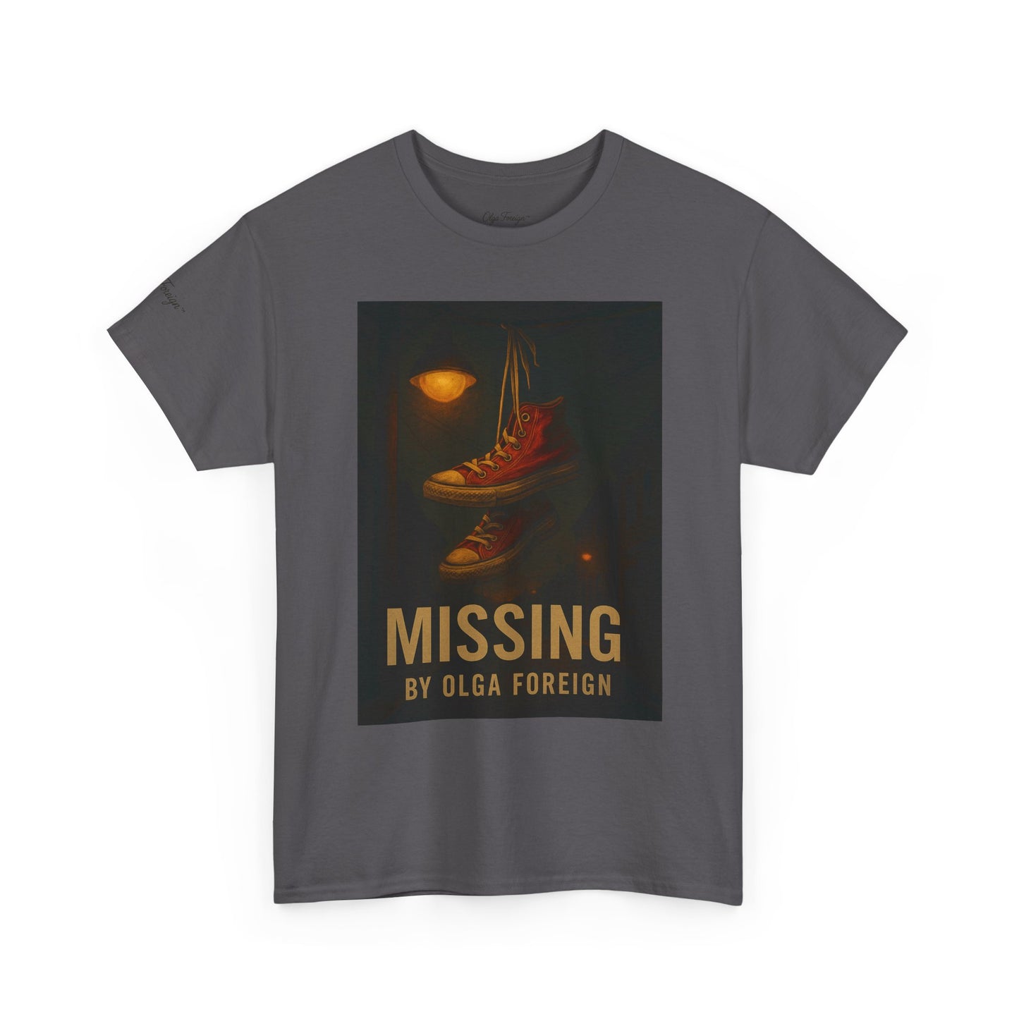 "Missing" by Olga Foreign Tee for Awareness of missing Black and Brown Women