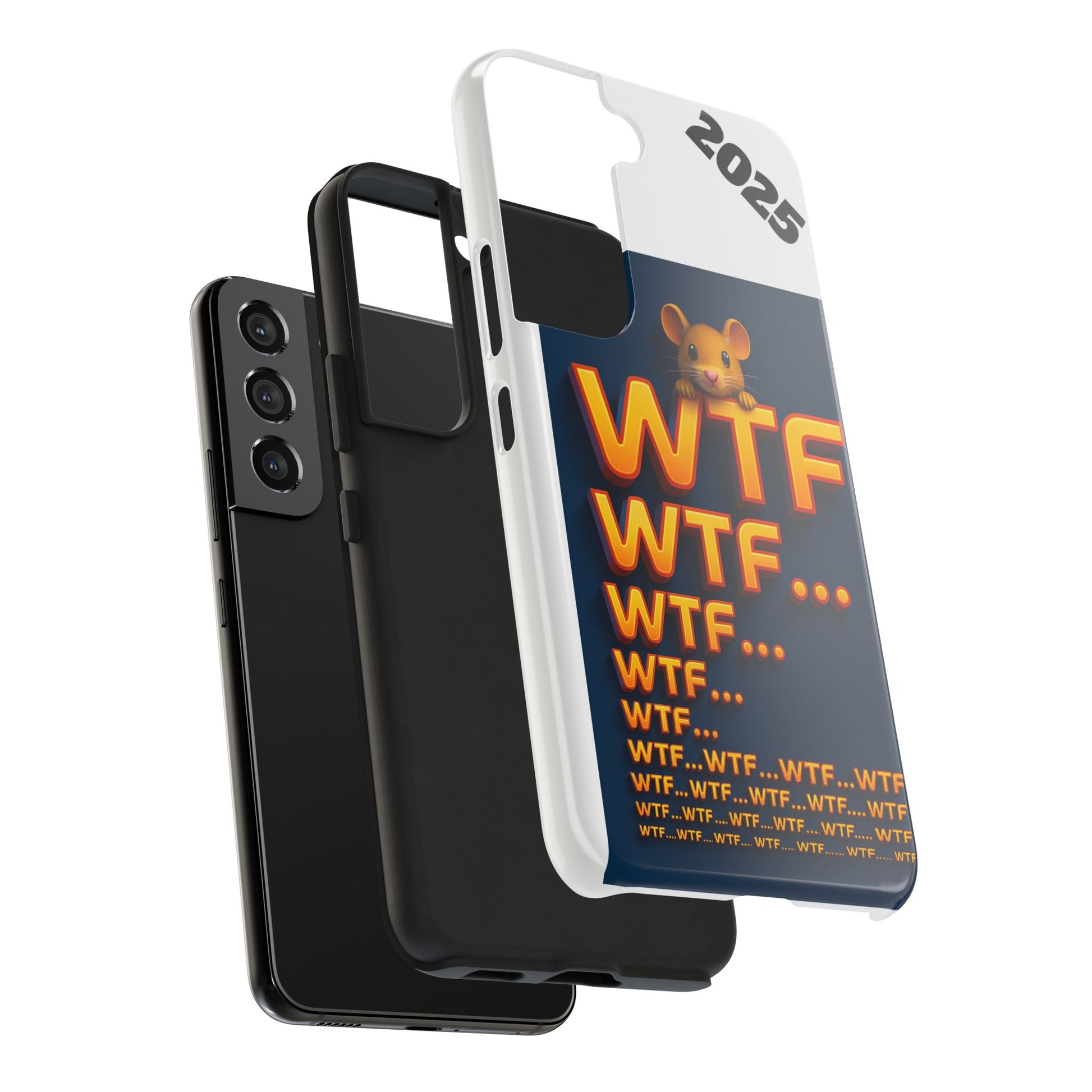 WTF Tough Phone Case by Olga Foreign Design - Fun and Quirky Design for the Playful User