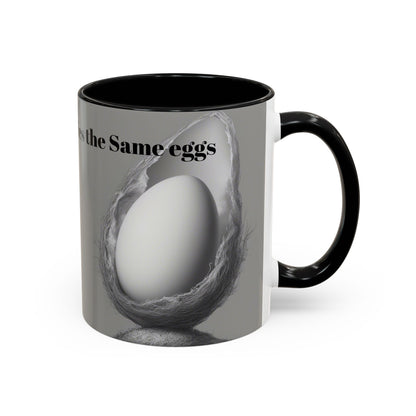 "A Womb Never Carries the Same Eggs" by Olga Foreign Unique Accent Coffee Mug –