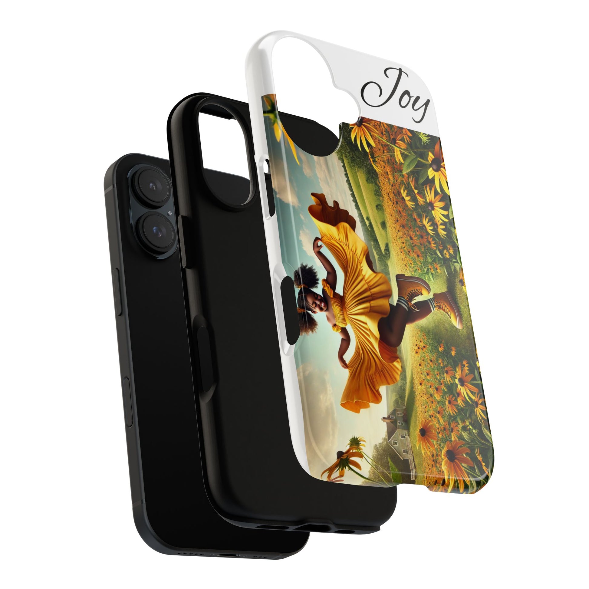 Joyful Floral Phone Case - by Olga Foreign Tough Cases for Vibrant Souls