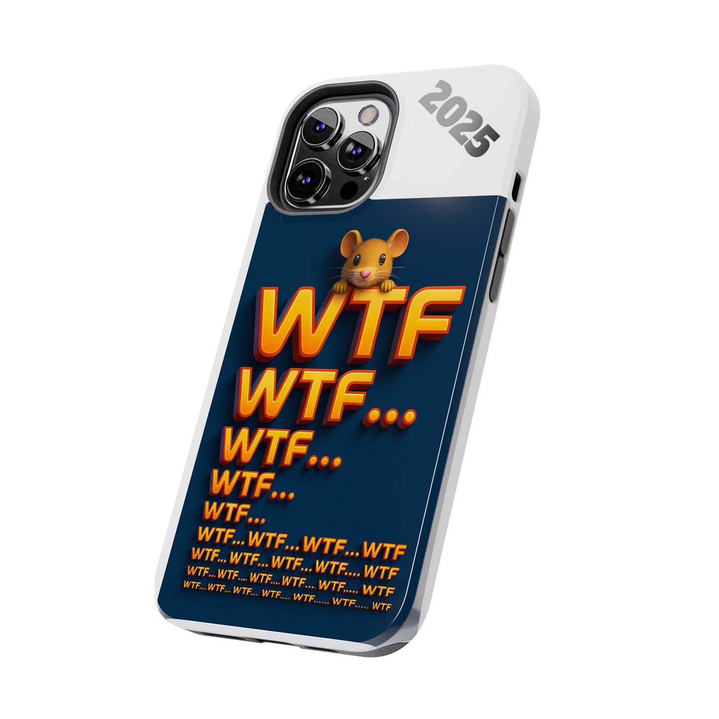 WTF Tough Phone Case by Olga Foreign Design - Fun and Quirky Design for the Playful User
