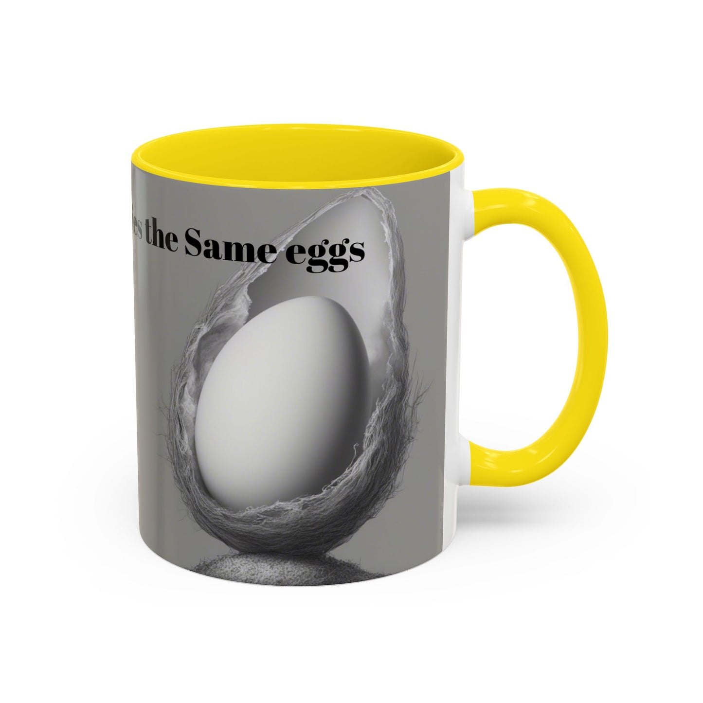 "A Womb Never Carries the Same Eggs" by Olga Foreign Unique Accent Coffee Mug –