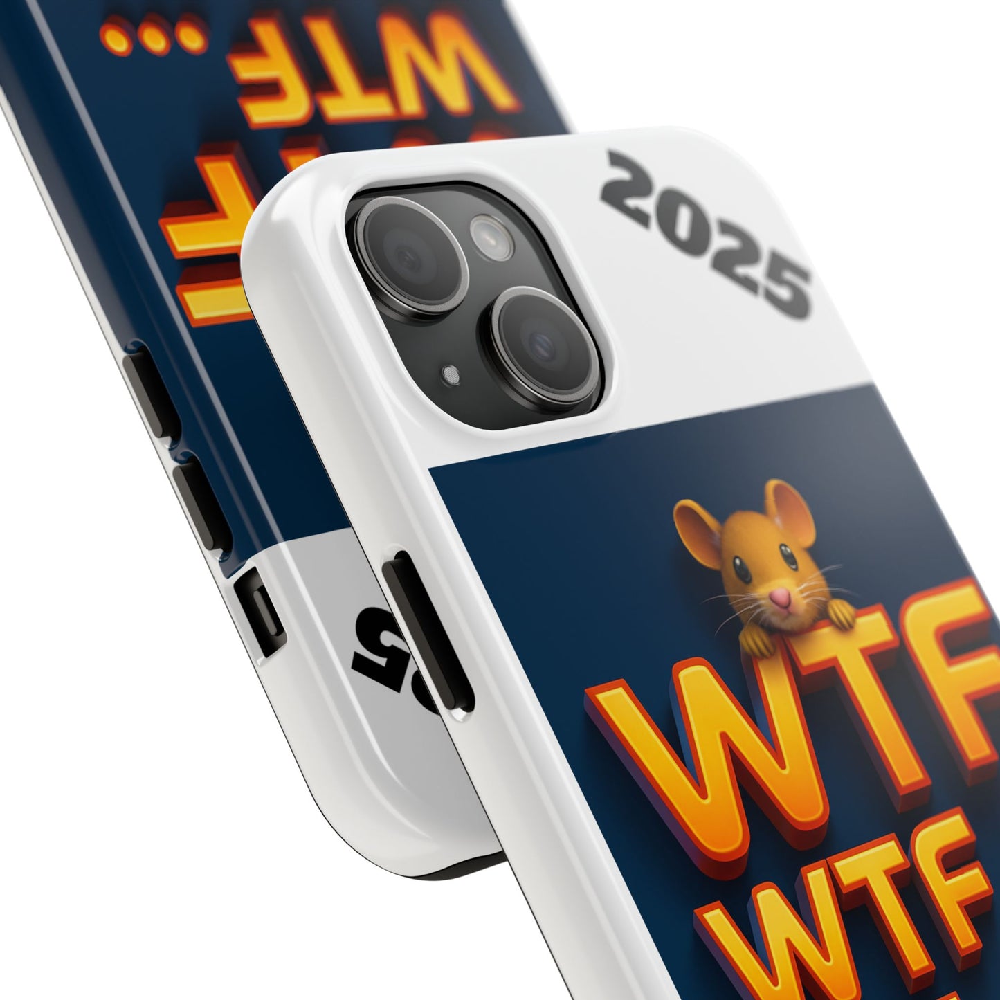 WTF Tough Phone Case by Olga Foreign Design - Fun and Quirky Design for the Playful User