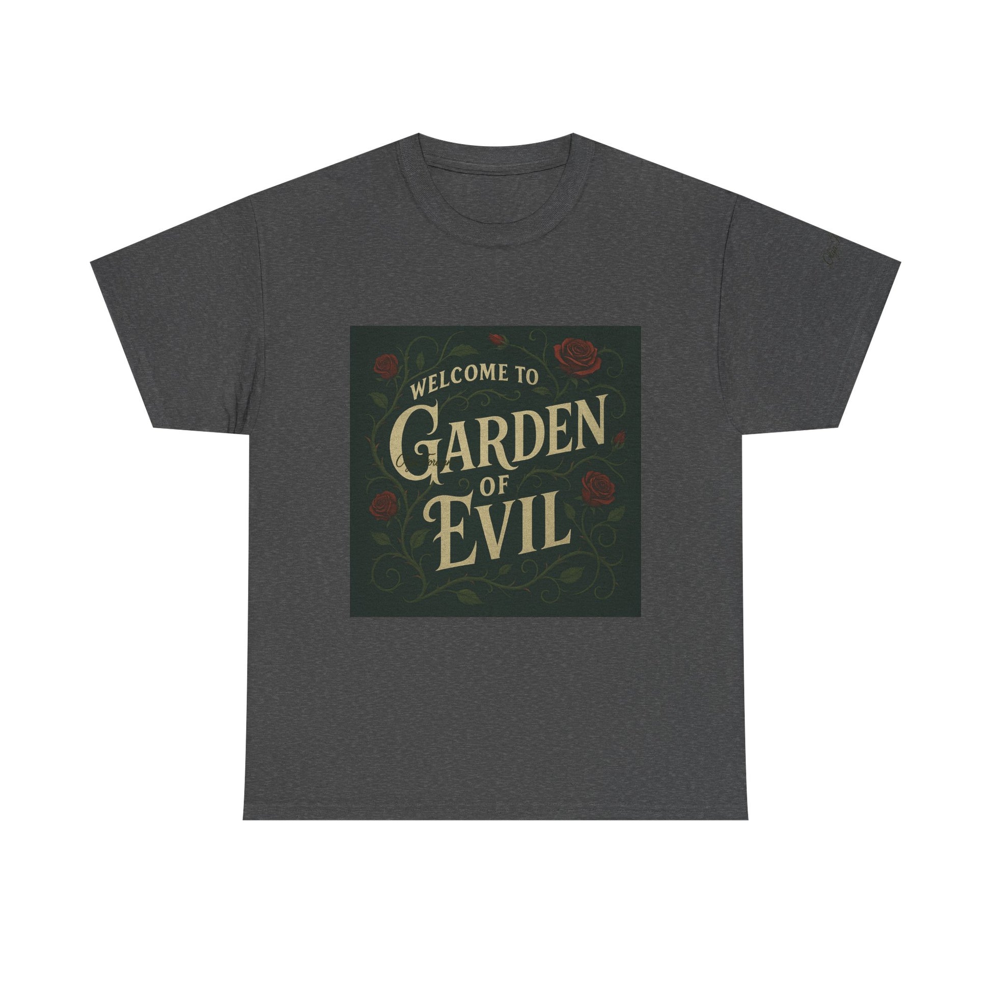 Garden of Evil by Olga Foreign Unisex Heavy Cotton Tee