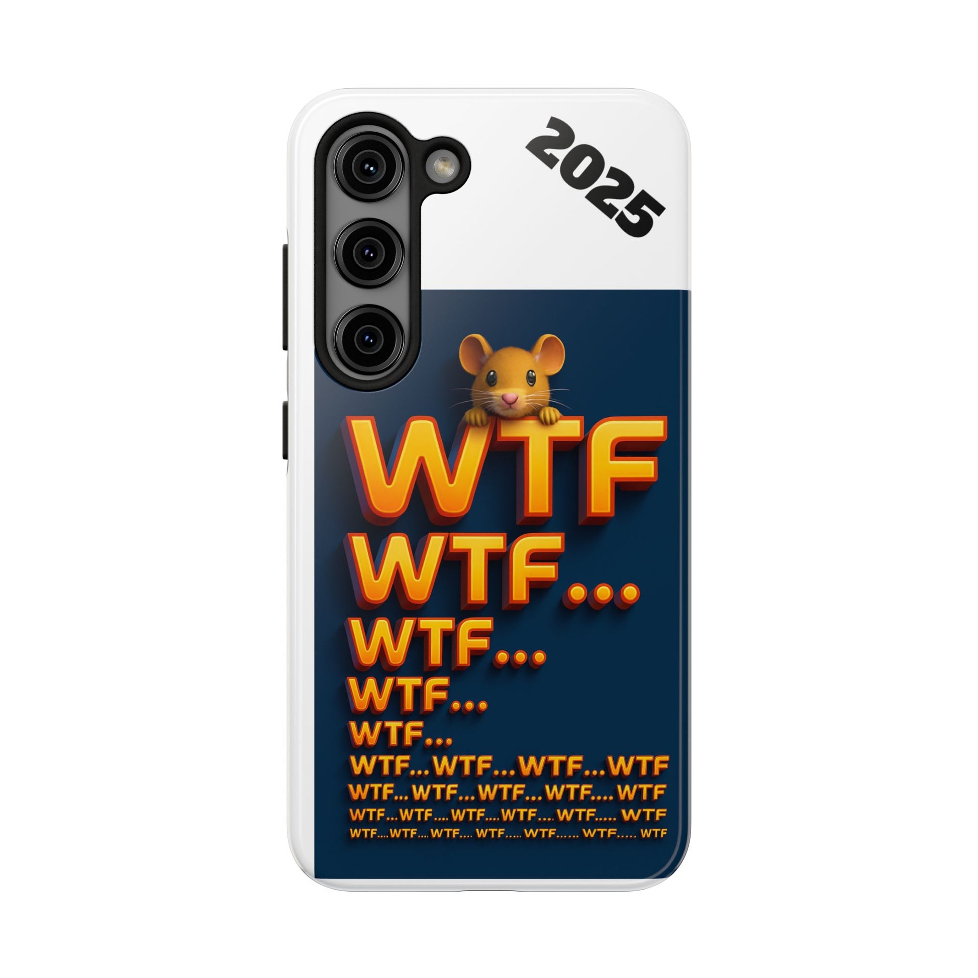 WTF Tough Phone Case by Olga Foreign Design - Fun and Quirky Design for the Playful User