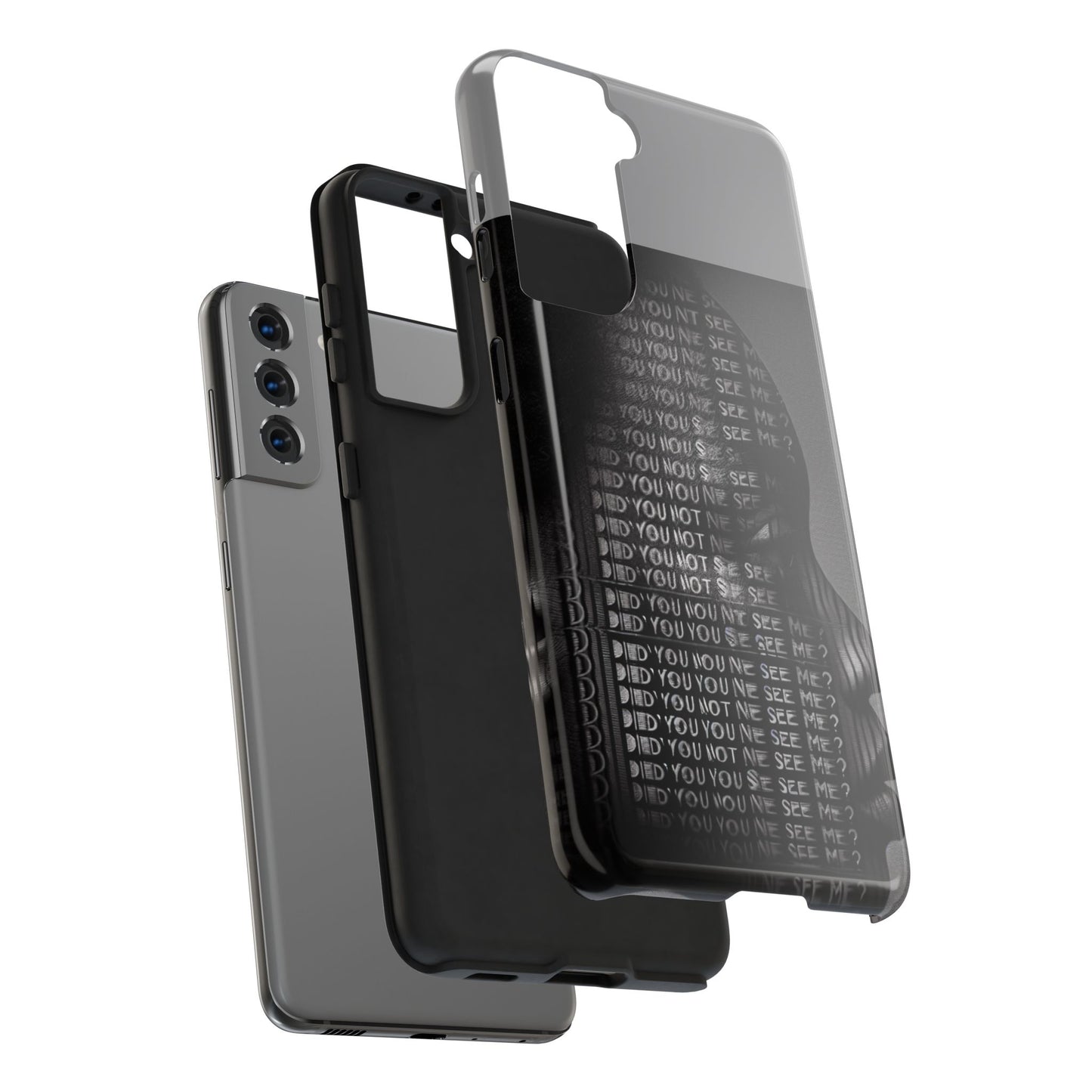 Did You Not See Me? by Olga Foreign. Tough Phone Case -