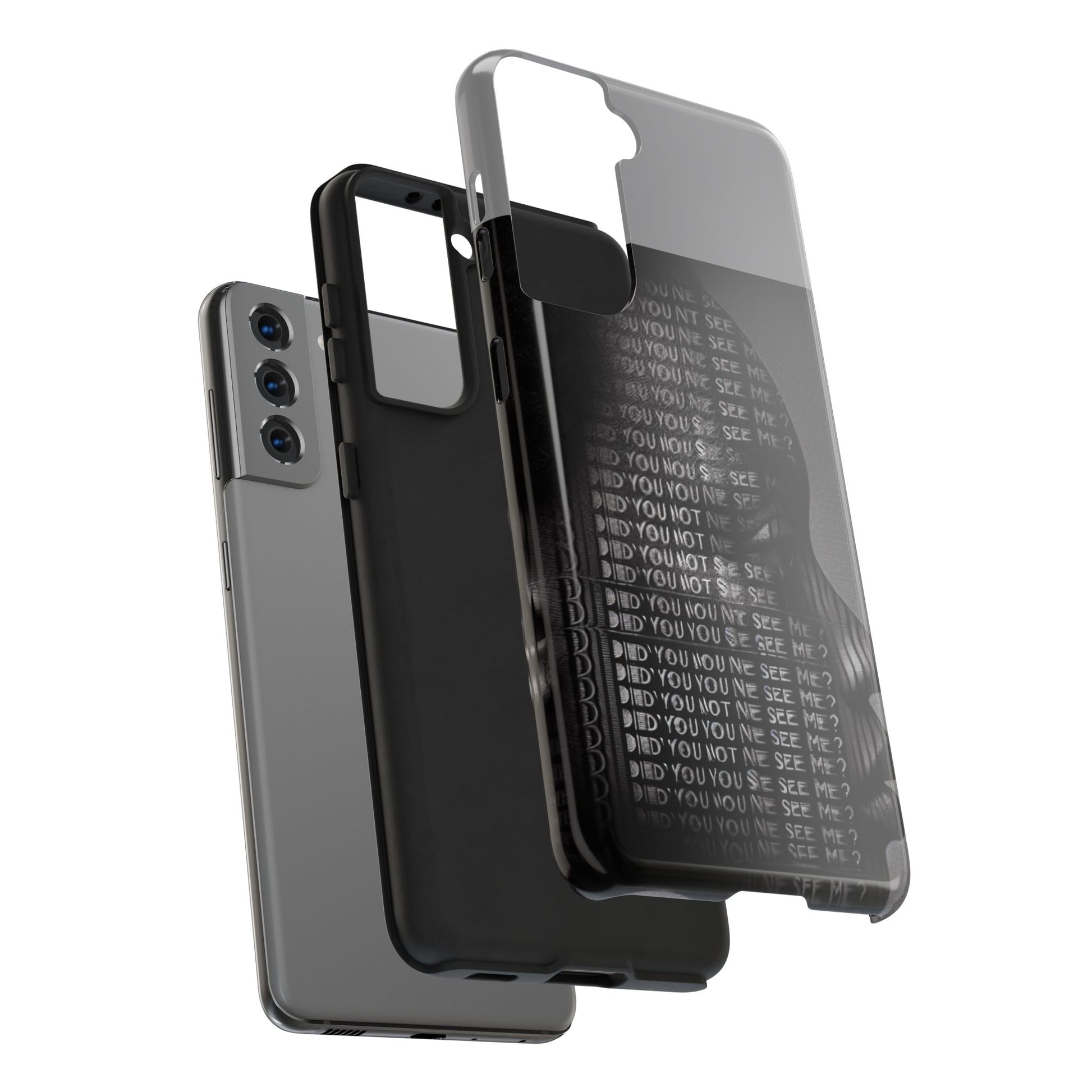 Did You Not See Me? by Olga Foreign. Tough Phone Case -