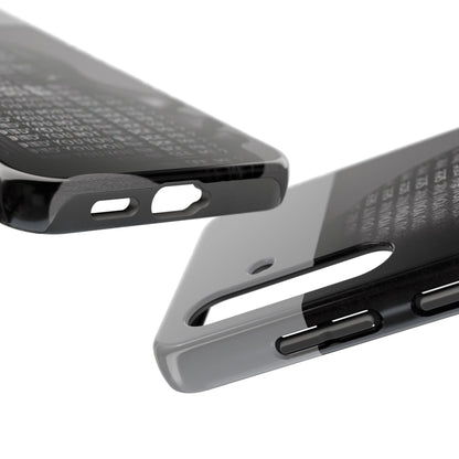 Did You Not See Me? by Olga Foreign. Tough Phone Case -