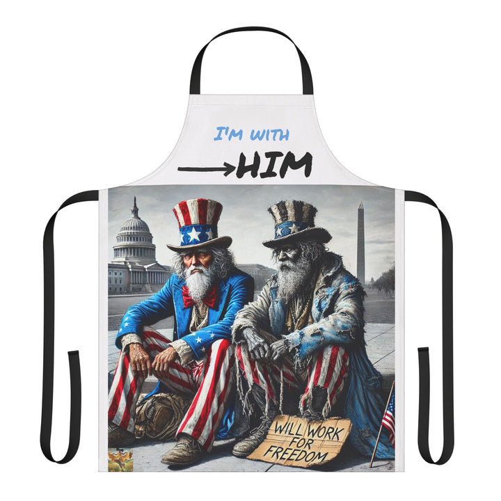 Patriotic Apron - 'I'm With Him' Cooking Gear