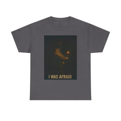 'No Longer afraid" by Olga Foreign. Dark Vibes Unisex Heavy Cotton Tee -