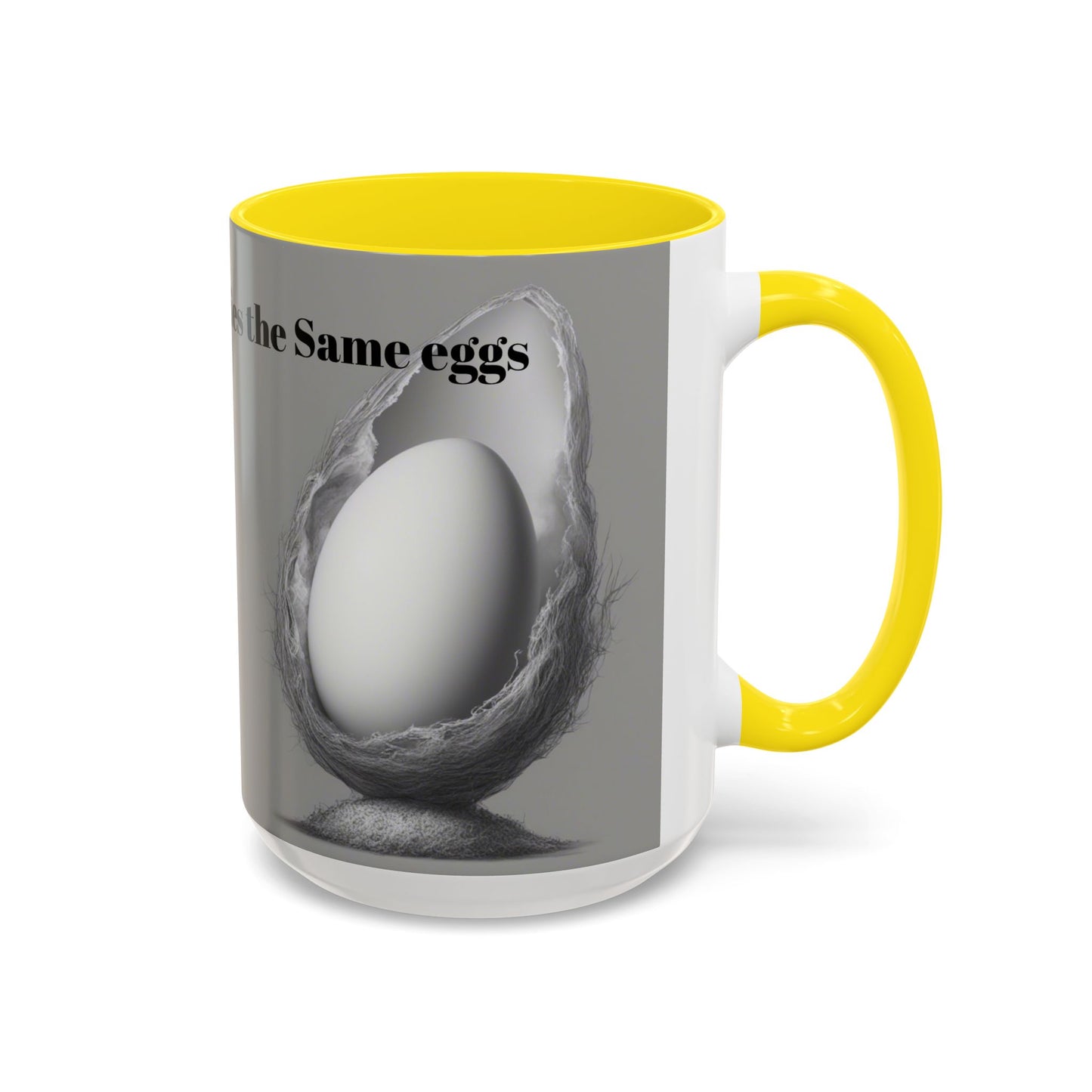 "A Womb Never Carries the Same Eggs" by Olga Foreign Unique Accent Coffee Mug –
