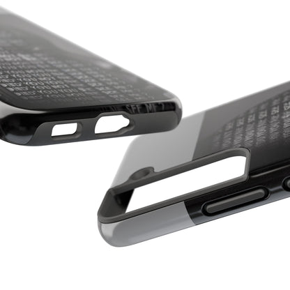 Did You Not See Me? by Olga Foreign. Tough Phone Case -