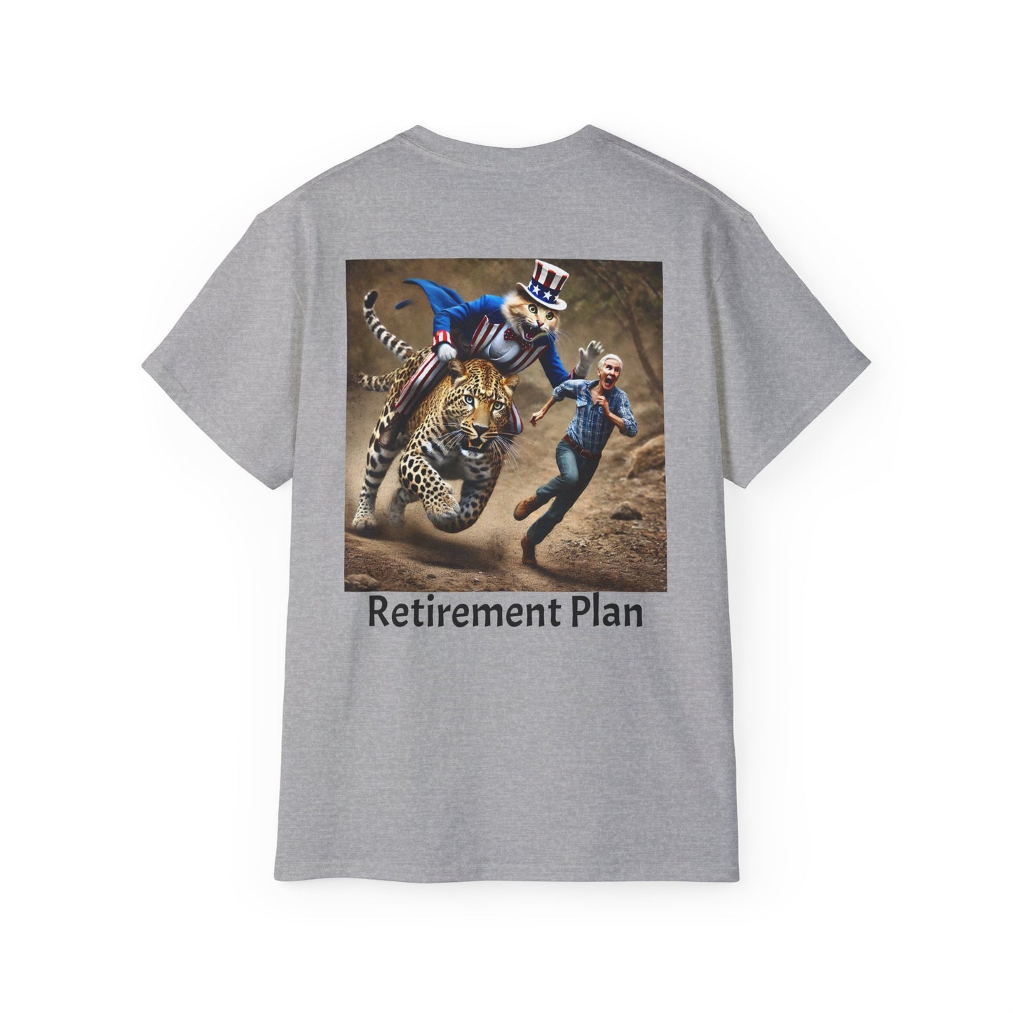 Funny Retirement by Olga Foreign Unisex Ultra Cotton Tee