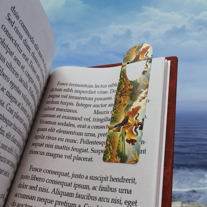 "Joyous Reading" by Olga Foreign Elegant Floral Bookmark, Gift for Book Lovers, Reading Accessory, Ideal for Holidays, Unique Bookmark, Literature Gifts
