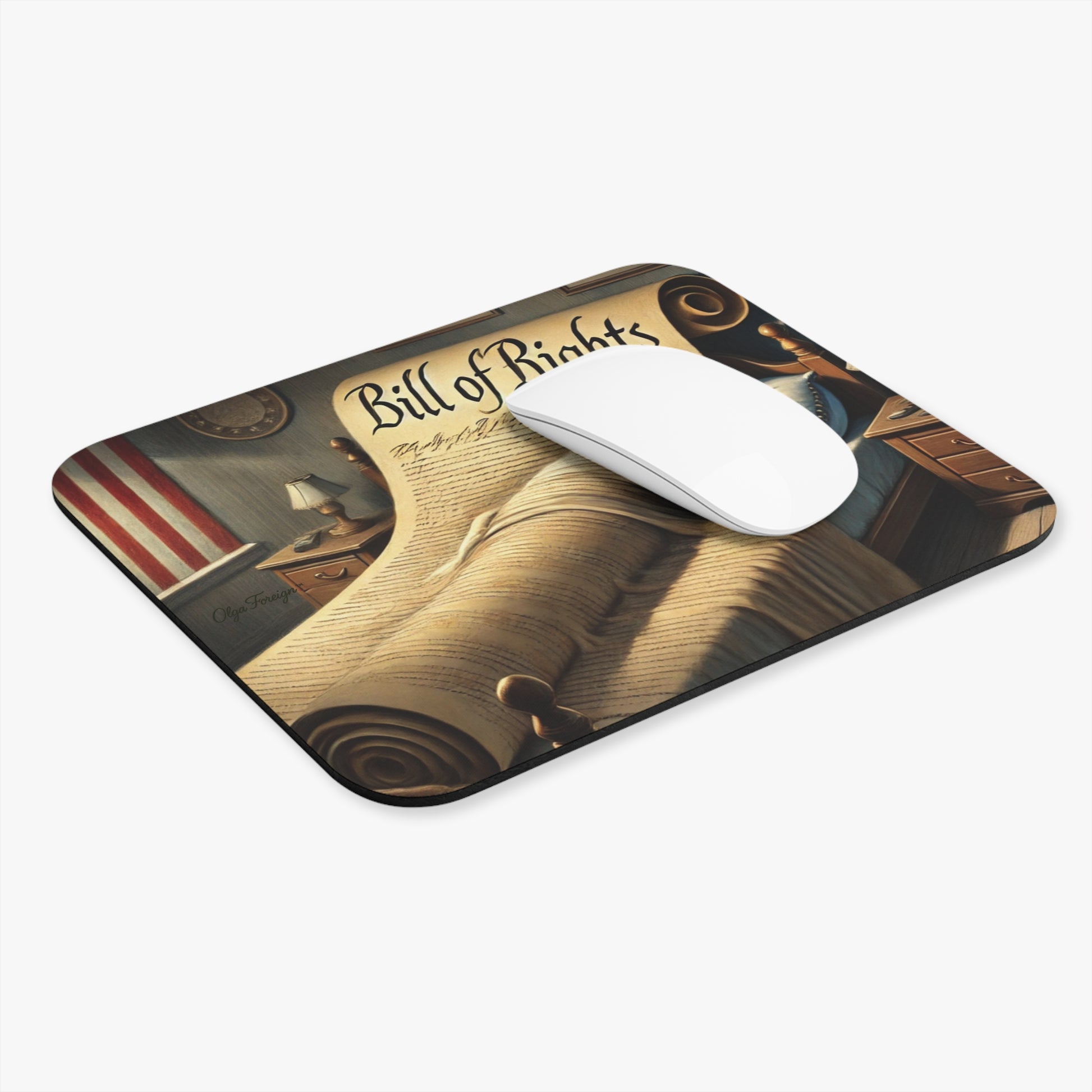 Bill of Rights Mouse Pad by Olga Foreign