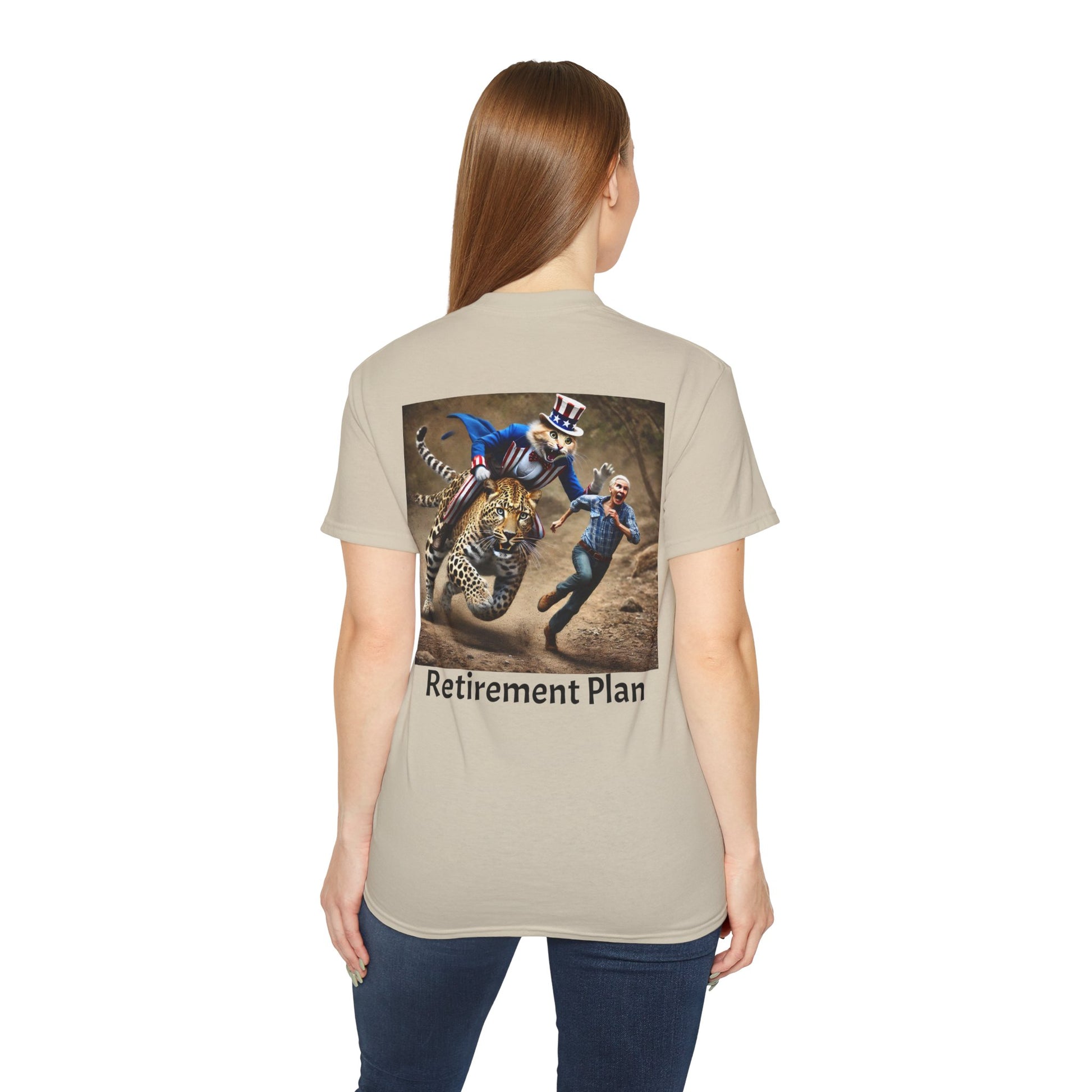 Funny Retirement by Olga Foreign Unisex Ultra Cotton Tee