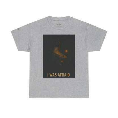'No Longer afraid" by Olga Foreign. Dark Vibes Unisex Heavy Cotton Tee -